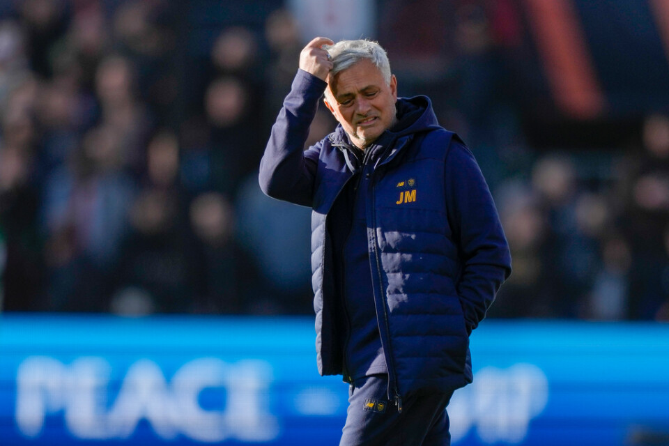 Det blev en tung afton för José Mourinho i Rotterdam.