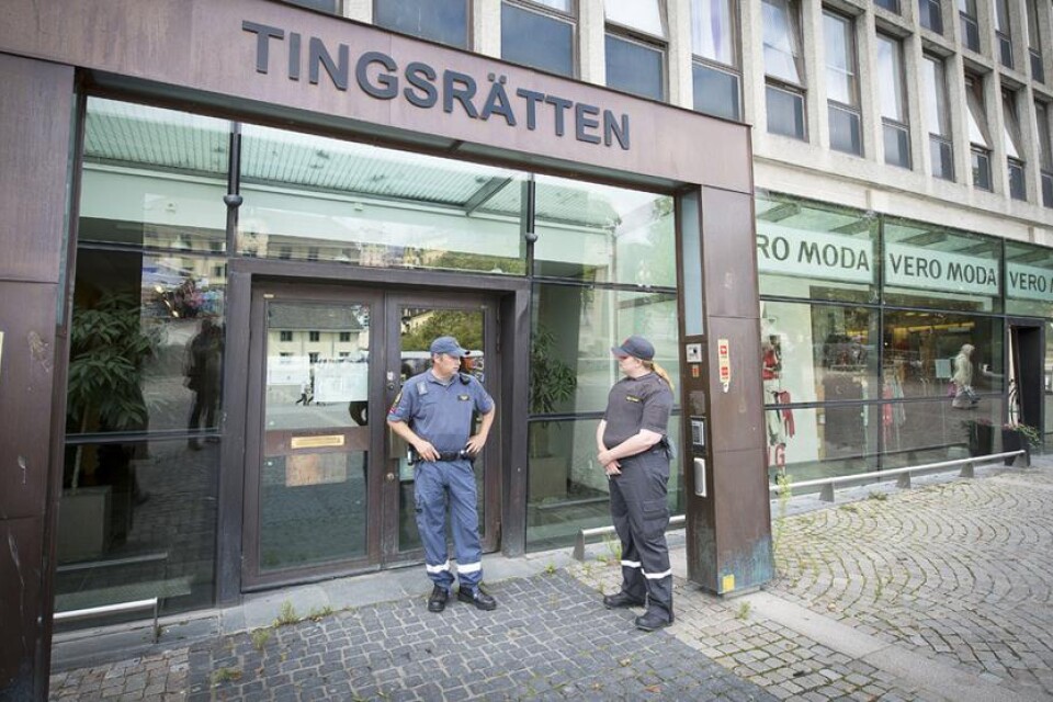 I dag föll domen mot de åtalade i Södertälje.