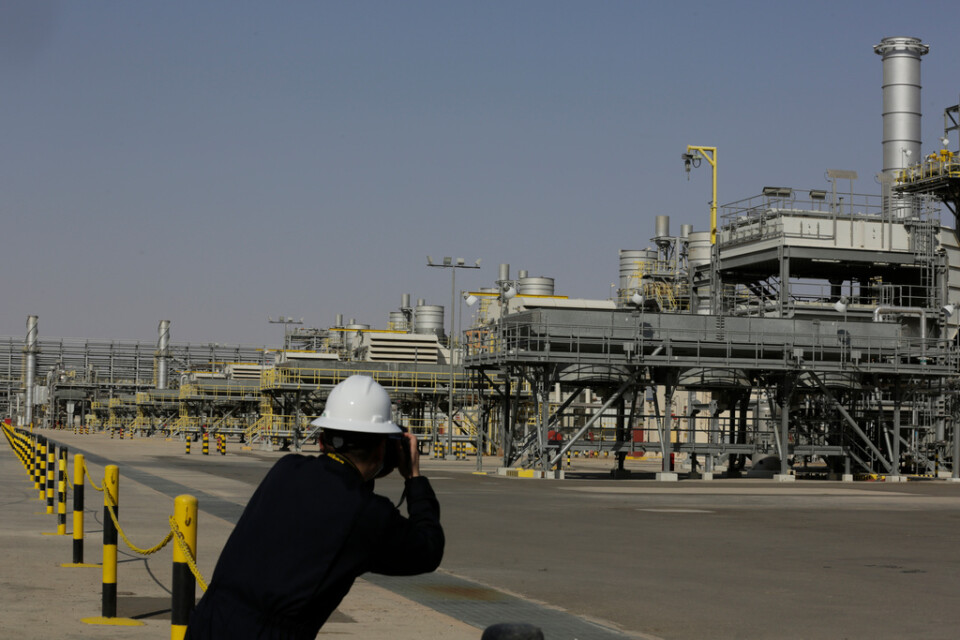 Ett oljefält i Saudiarabien i en bild från 2021.