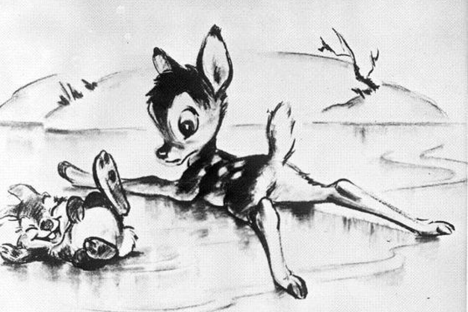 Disneys Bambi från 1942 har restaurerats och kommer i dag på dvd.Bild: Pressens Bild