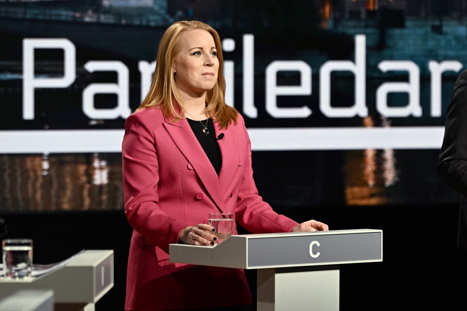Annie Lööf (C) har medverkat i sin sista partiledardebatt i SVT.