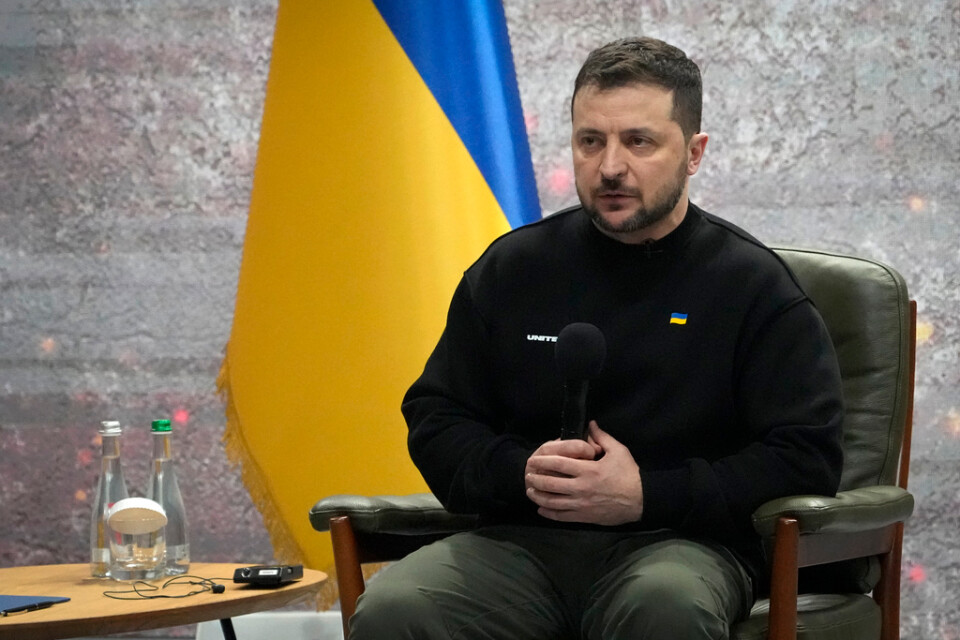 Ukrainas president Volodymyr Zelenskyj. Arkivbild.