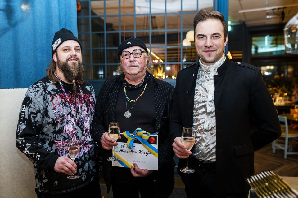BLT:s kulturpristagare 2021 är Max Grahn, Håkan Grahn och Adam Grahn.