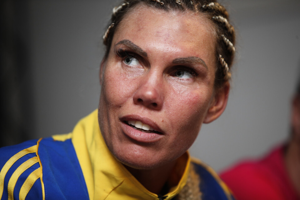 Mikaela Laurén vann comebacken i boxningsringen. Arkivbild.