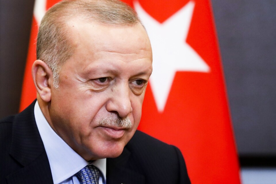 Turkiets president Recep Tayyip Erdogan har flera gånger anklagat HDP-företrädare för kopplingar till PKK. Arkivbild.