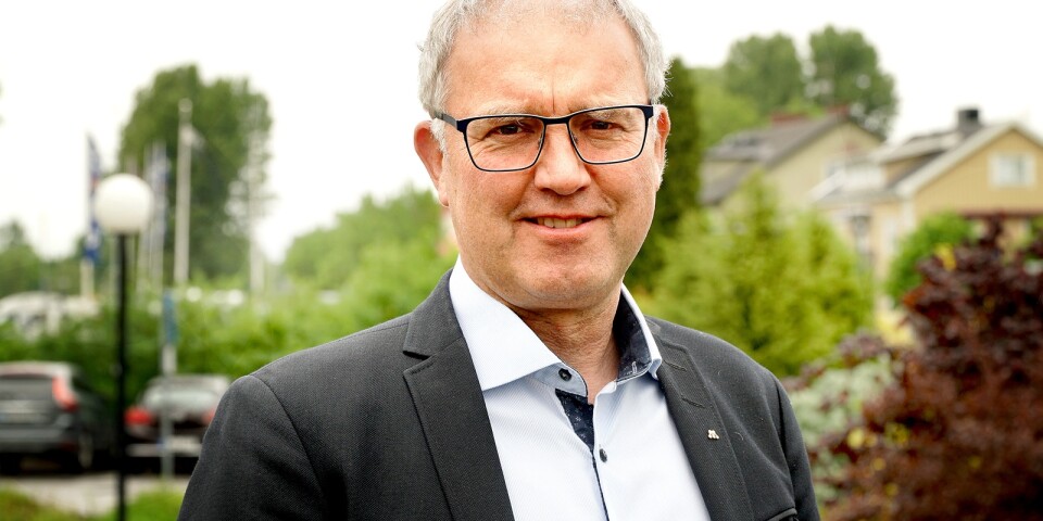 Johan Björkman (M), kommunstyrelsens ordförande är för en försäljning av industrifastigheten i Svenljunga. ”Vi har ett annat läge idag.”