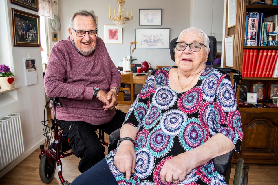 Erland och Marianne Johansson har varit tillsammans i hela 64 år, varav 62 år som gift par.