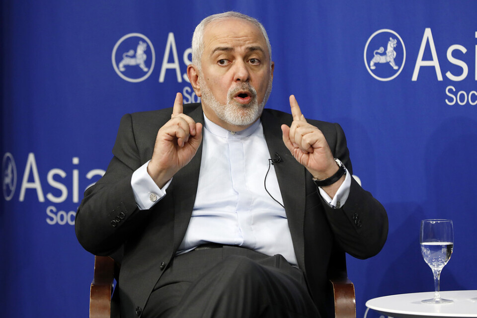 "Det kommer inte att bli krig eftersom vi inte vill ha ett krig", säger Irans utrikesminister Mohammad Javad Zarif. Arkivbild.