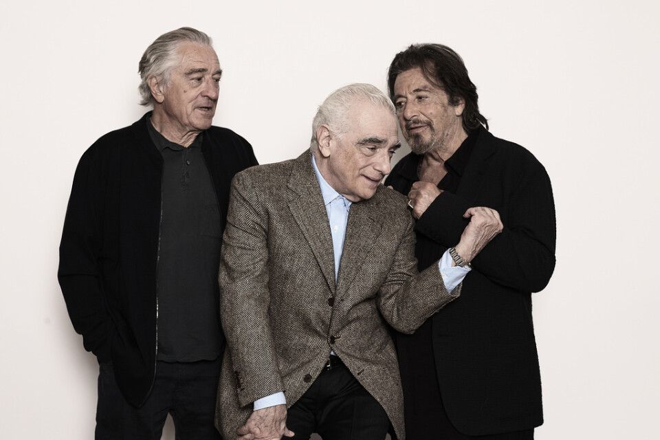 Robert De Niro, Martin Scorsese och Al Pacinos vänskap sträcker sig lång tillbaka i tiden. Pacino och De Niro har känt varandra sedan 1960-talet. Arkivbild.