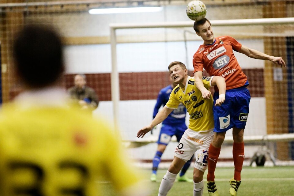 Månz Karlsson har knäproblem och missar söndagsmatchen mot Husqvarna FF. Foto: Lena Gunnarsson