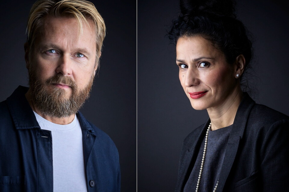 2020 års Tjugosjunde januari-pris går till Björn Wiman och Sanna Sjöswärd. Pressbild.
