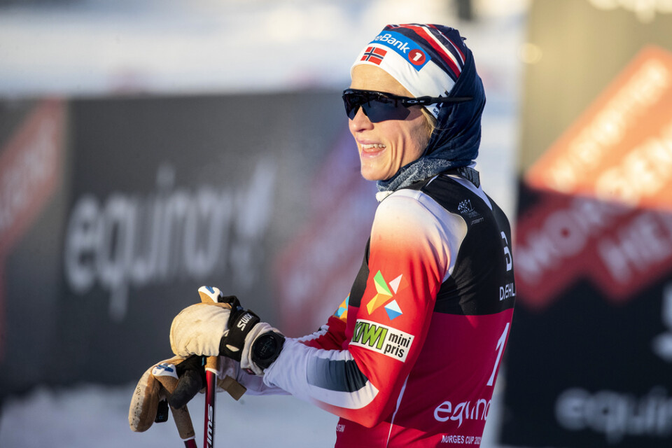Therese Johaug under norska mästerskapen.