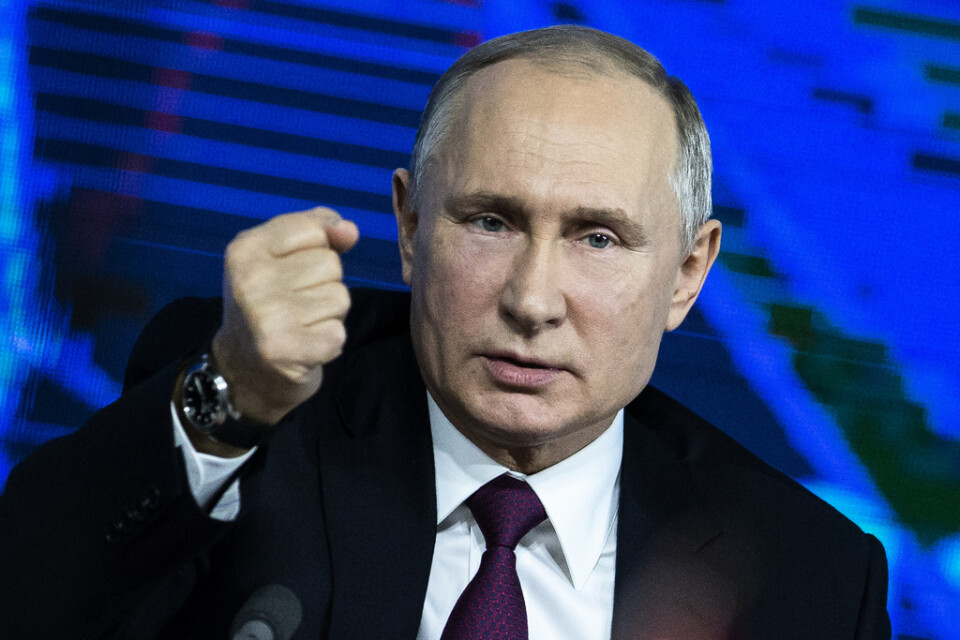 Ett nytt humorprogram på BBC driver med Rysslands president Vladimir Putin. Arkivbild.