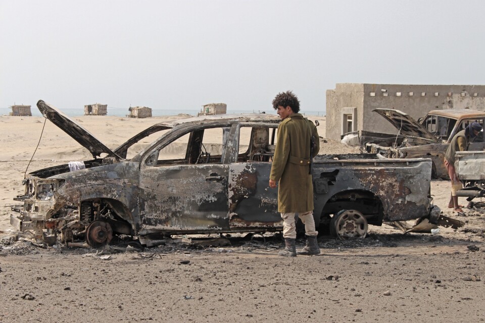 Förenade Arabemiraten är en stridande part i kriget i Jemen. Arkivbild.