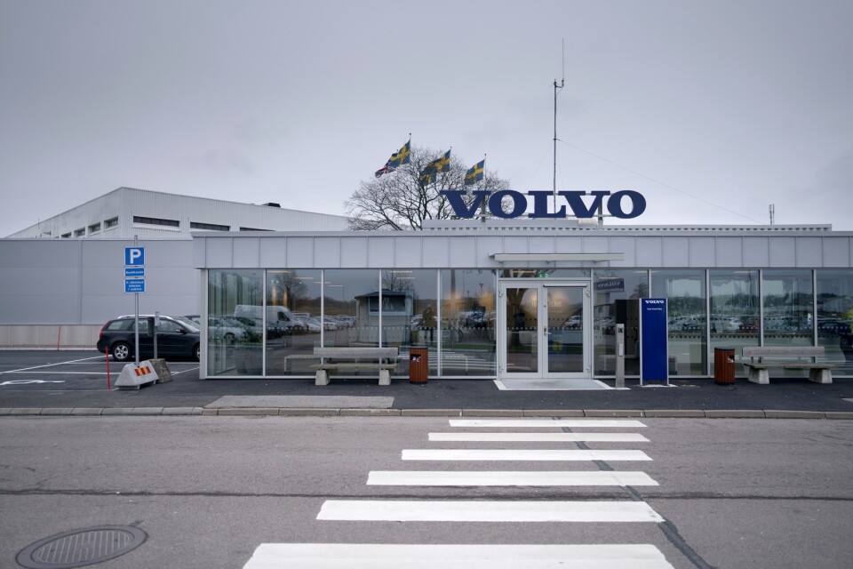Volvo lastvagnars fabrik i Tuve. Arkivbild.
