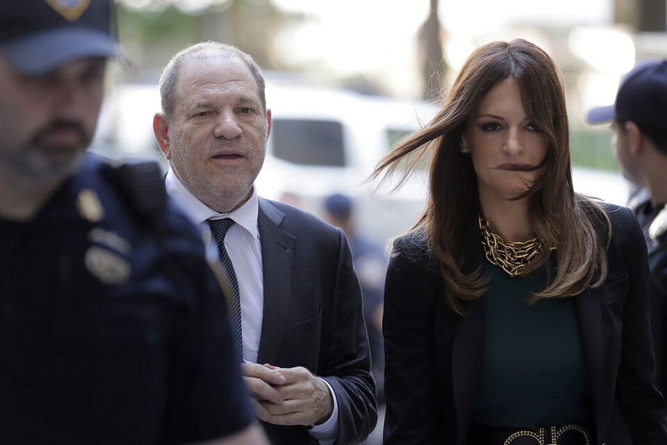 Harvey Weinstein med sin nya advokat Donna Rotunno.