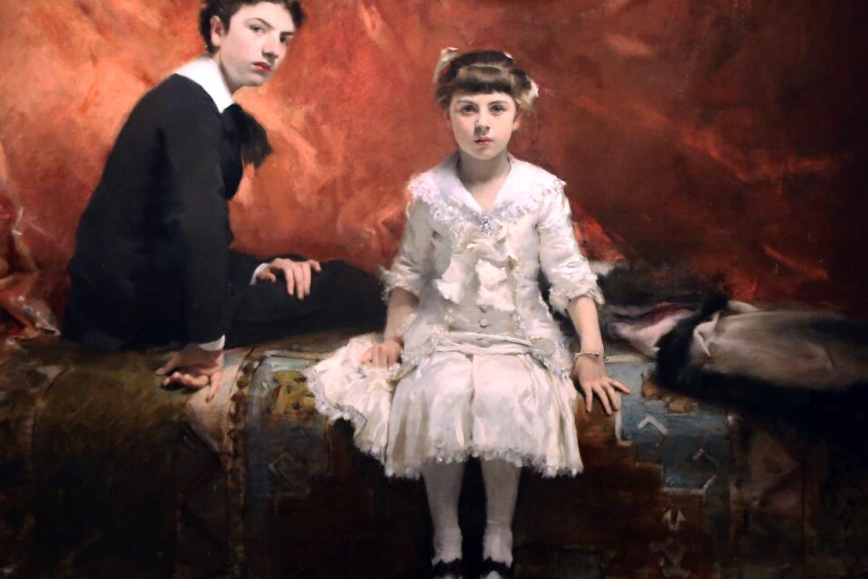 Ett exempel på den amerikanske konstnären John Singer Sargents skickliga porträtt visas under våren på National Portrait Gallery i London.
