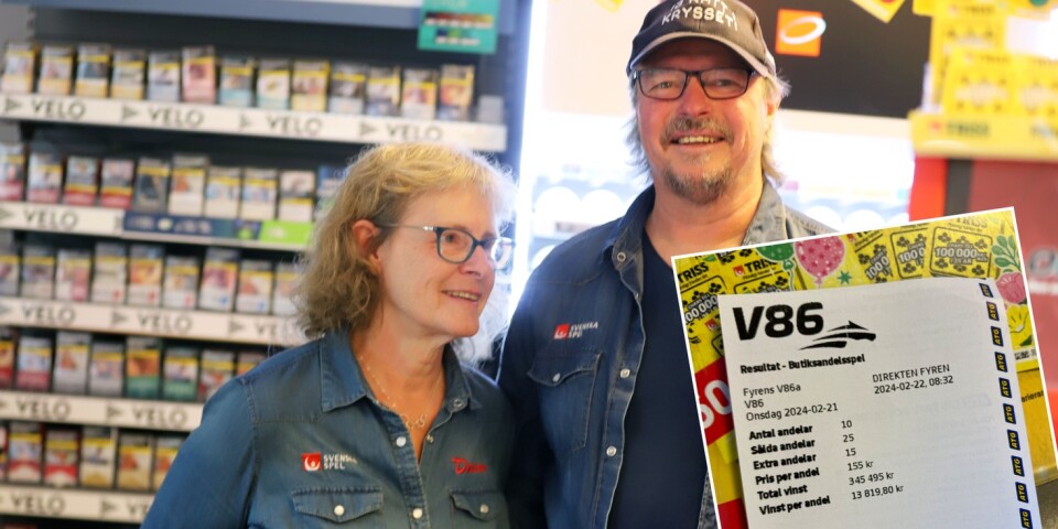 Karin Mathson.och Per Andersson på Direkten Fyren dammade in alla rätt på onsdagens V86.