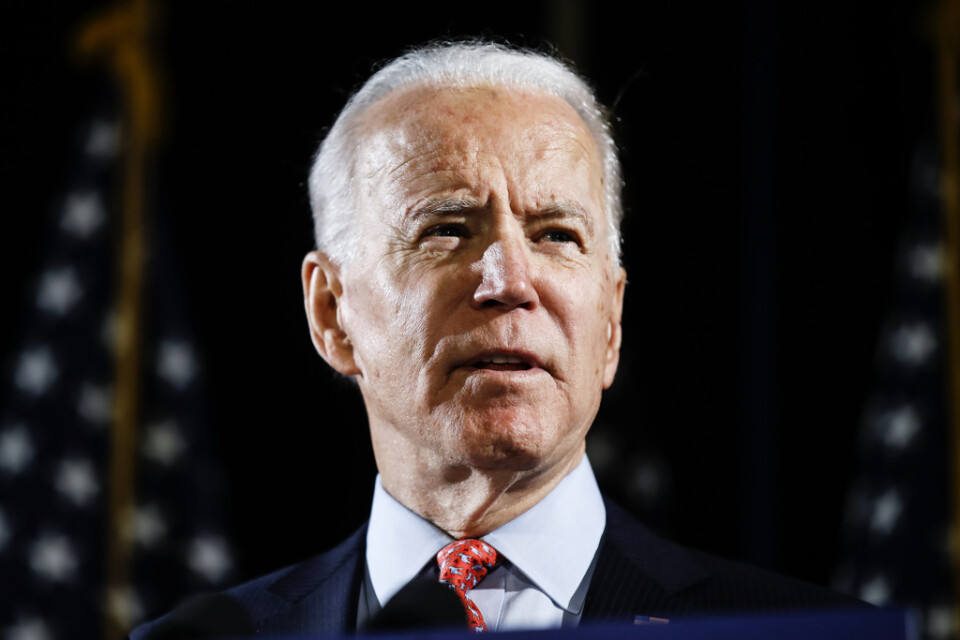 Joe Biden, Demokraternas kandidat i det amerikanska presidentvalet. Arkivbild.