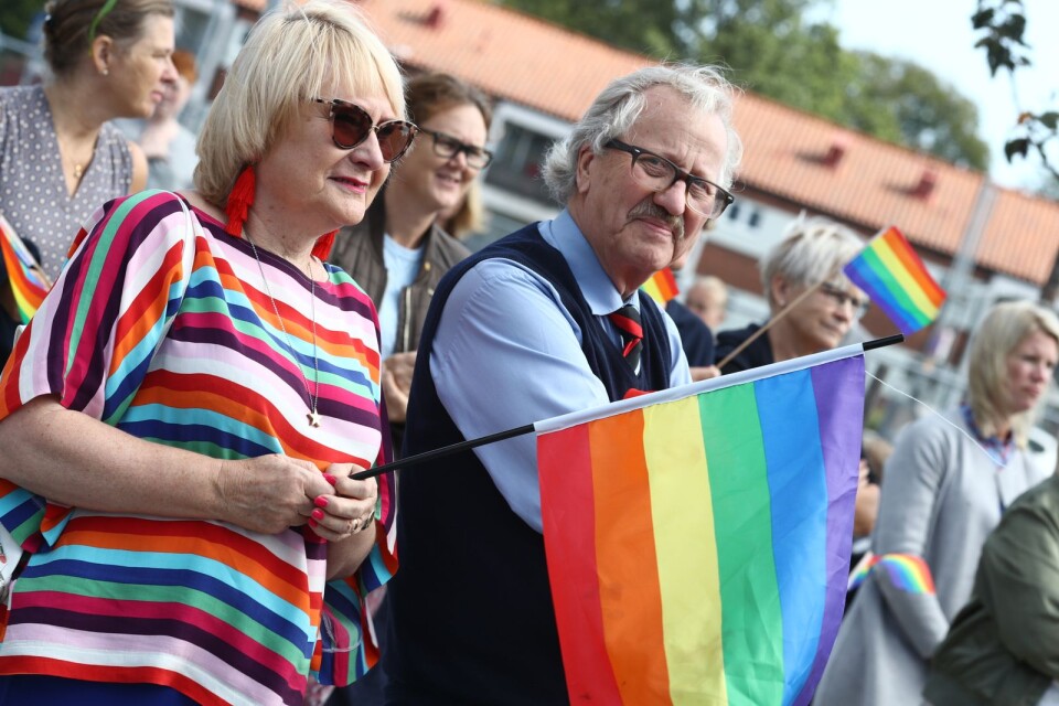 Efter invigningar på Öland och i Emmaboda var det Torsås tur att inviga Kalmarsund Pride.