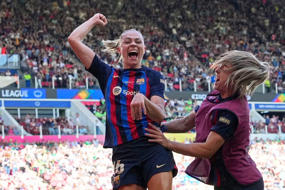 Fridolina Rolfö avgjorde fjolårets Champions League-final för Barcelona.