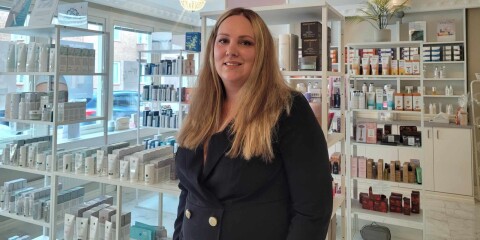 Evelina Viridien driver sedan 2021 salongen Skin Company på Ronnebygatan 9 i Karlskrona.