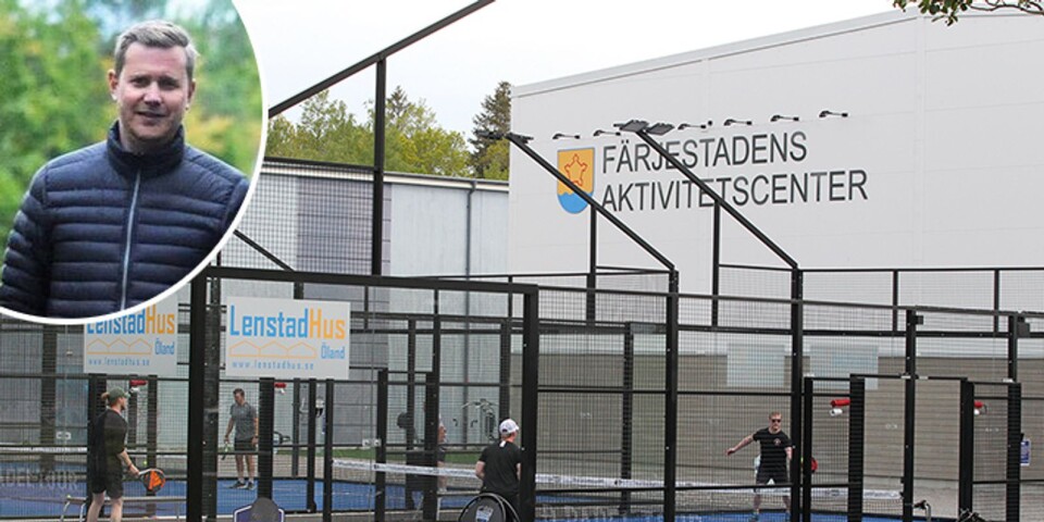 Benny Rosenqvist på Färjeparkens Padel är förvånad över beslutet att minska deras öppettider.