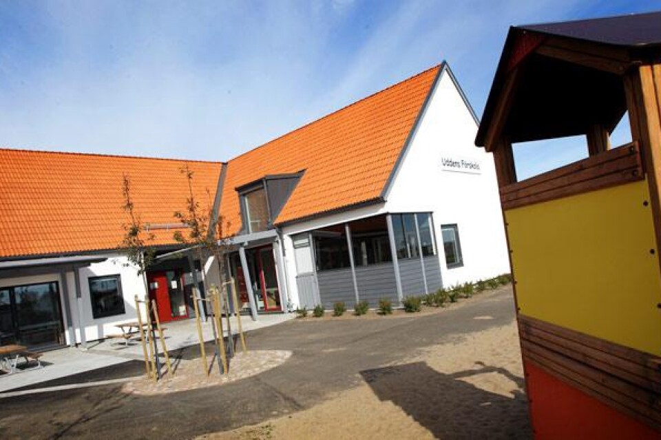 Uddens förskola har byggts ut med en ny länge och plats till 34 nya barn.