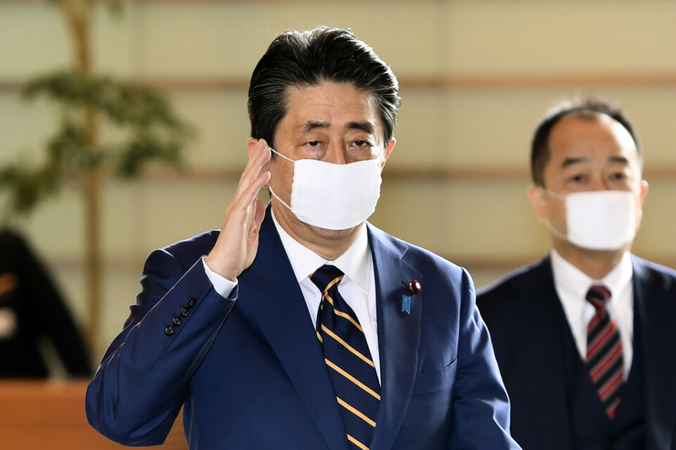 Japans premiärminister Shinzo Abe.