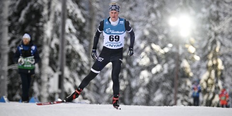 Alvar Myhlback, som även kör långlopp för Lager 157 ski team, tog karriärens första JVM-guld under fredagen. Arkivbild.