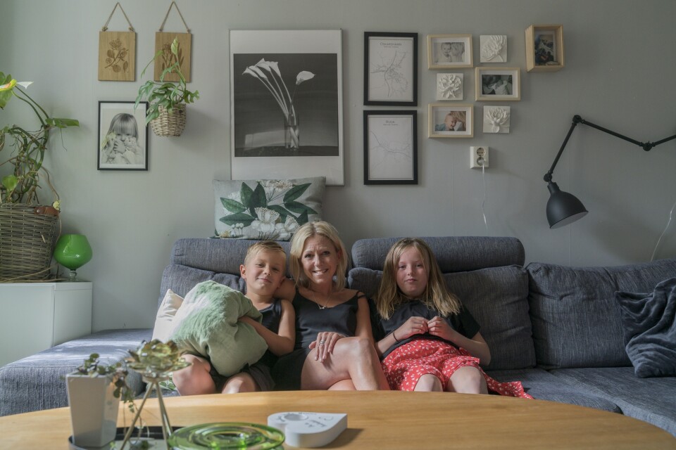 Familjen Karlsson trivs hemma i Gröndal.