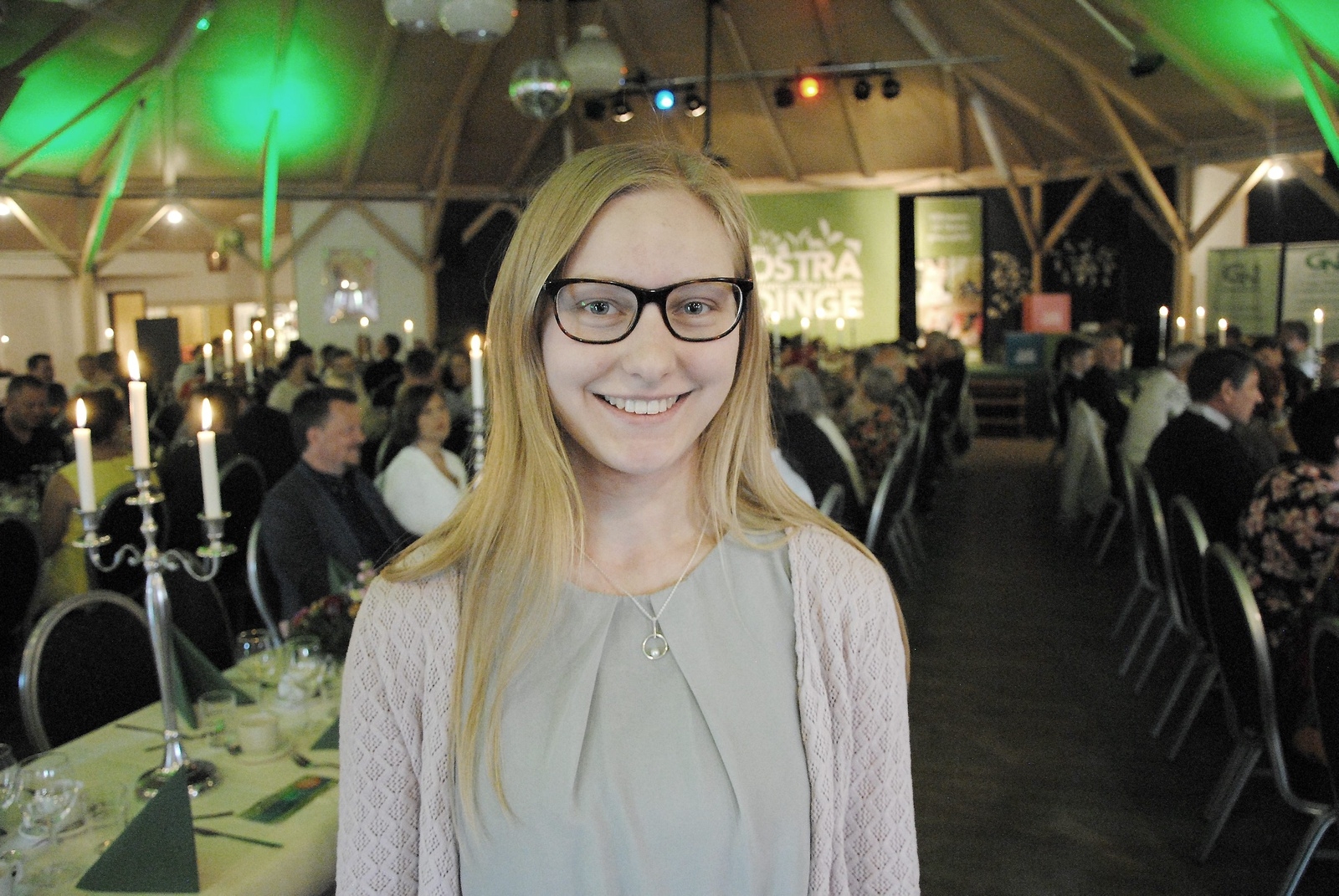 Den talangfulla musikern Amanda Andersson, 19, från Östanå, fick kulturstipendium. ”Jättekul. Det känns speciellt,” säger hon. FOTO: PETER PAULSSON