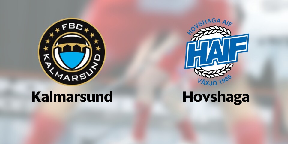 Kalmarsund mot Hovshaga i Kval Allsvenskan Play Off 1 herr i Färjehallen