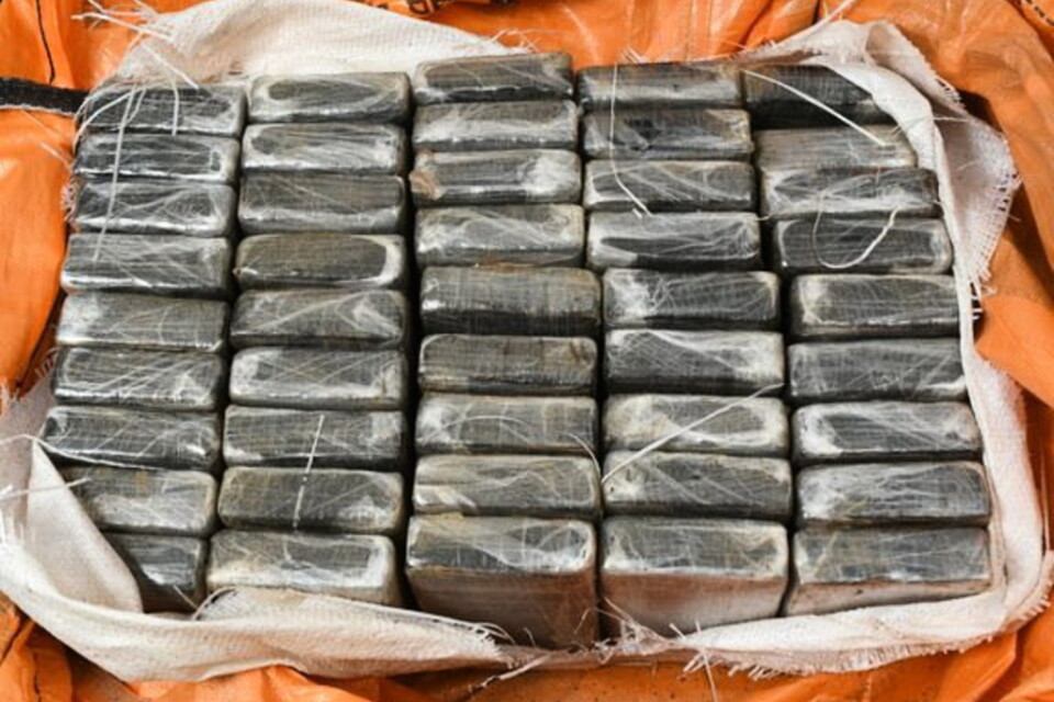Den 1 april hittades 10,3 kilo kokain i en bil vid Öresundsbron. Arkivbild på ett annat beslag.