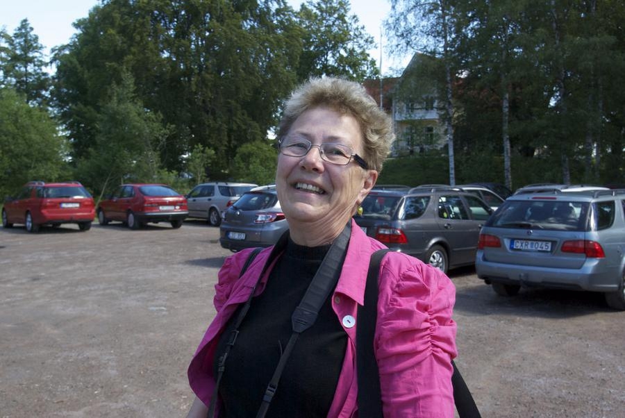 Gudrun Ring Wiwe hade rest till Växjö, med en grupp danskar för att fira midsommar.