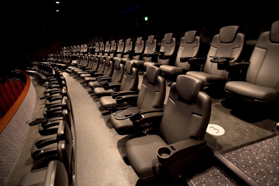 Filmstaden stänger sina biosalonger från och med onsdag 18 mars. Foto: TT