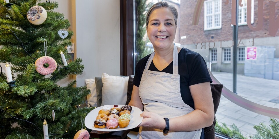 USA-drömmen blev sann i Borås – Katarina gör egna donuts: ”Jätteroligt”