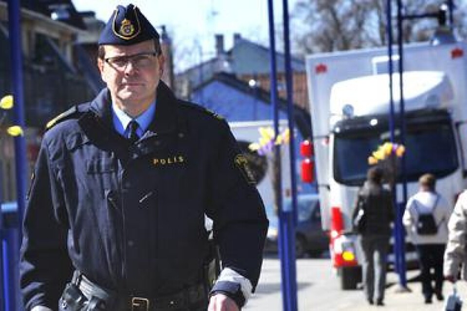 En varningsklocka som kunde fått dödlig utgång, säger närpolischef Magnus Jönsjö om händelsen på påskdagen. BILD: RONNIE SMITH