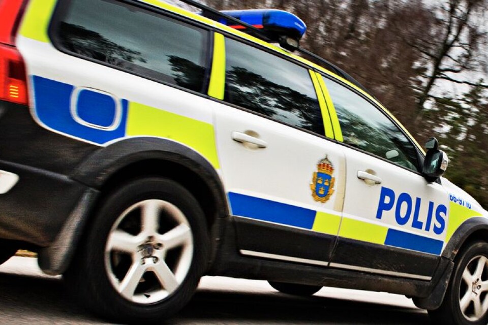 Polis kallades till ett stort bråk på Hamngatan i Sölvesborg.
