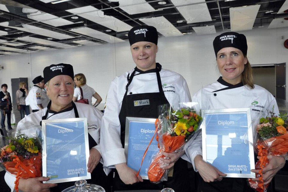 Team Aptit: Birgitta Melkersson, Sara Gustafsson och Madeleine Johansson.