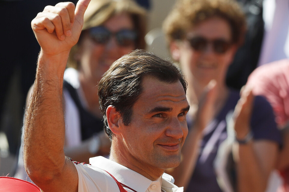 Roger Federer gick segrande ur sin 400:e grand slam-match.
