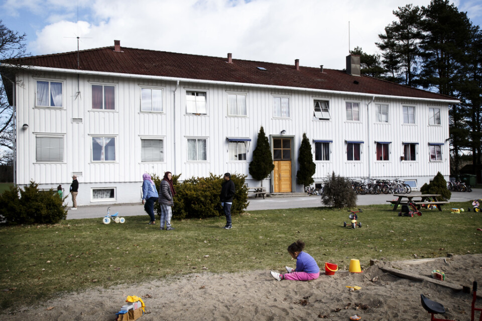 Beläggningen på norska asylboenden är den lägsta på 21 år. Här är ett asylboende i norska Ås, som sedan bilden togs har stängts ned. Arkivbild från 2016.
