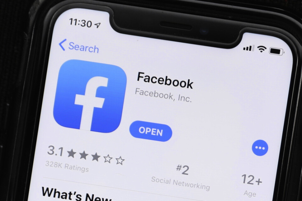 Facebook lanserar en kontaktsökartjänst. Arkivbild.