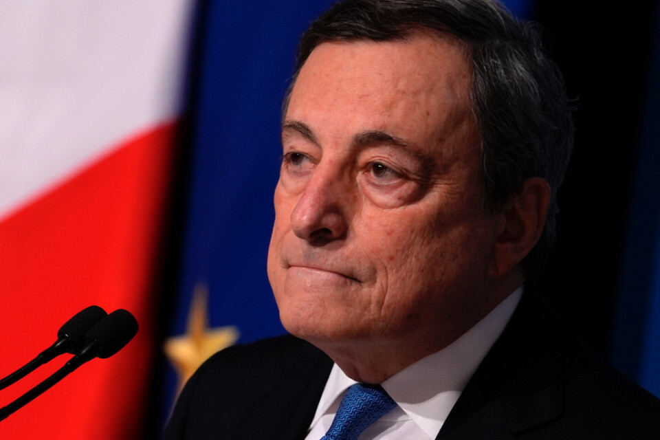 Italiens premiärminister Mario Draghi. Arkivbild.
