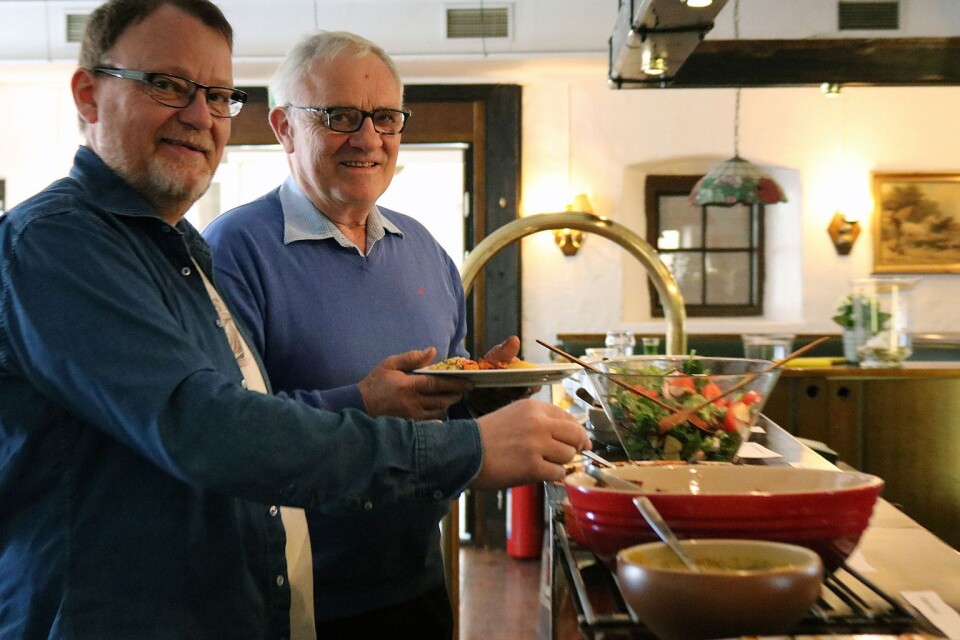 Ola Olafsson och Günter Schultz uppskattade besöket på Magasin1.