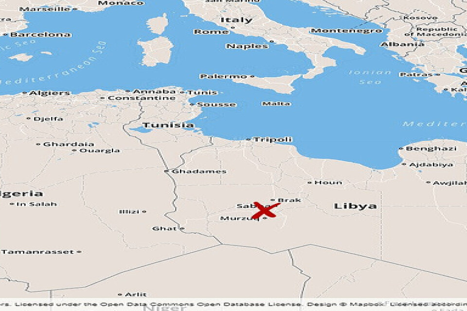 Minst 42 människor har dödats i sydvästra Libyen.
