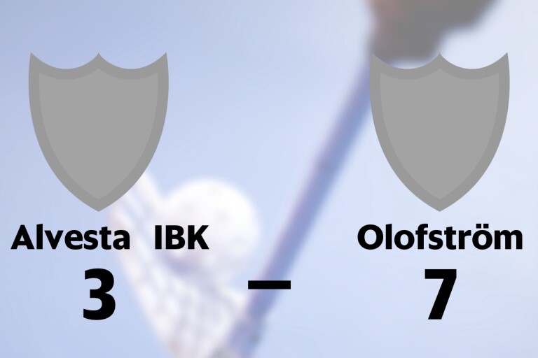 Seger för Olofström borta mot Alvesta IBK
