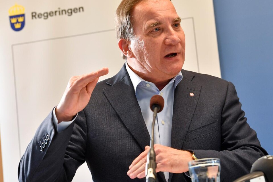 Riksdagen röstar om misstroende mot statsminister Stefan Löfven (S). Arkivbild.