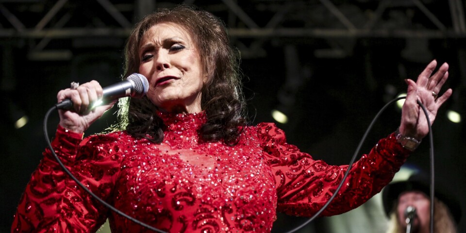 Loretta Lynn uppträder i Austin, Texas, år 2016.