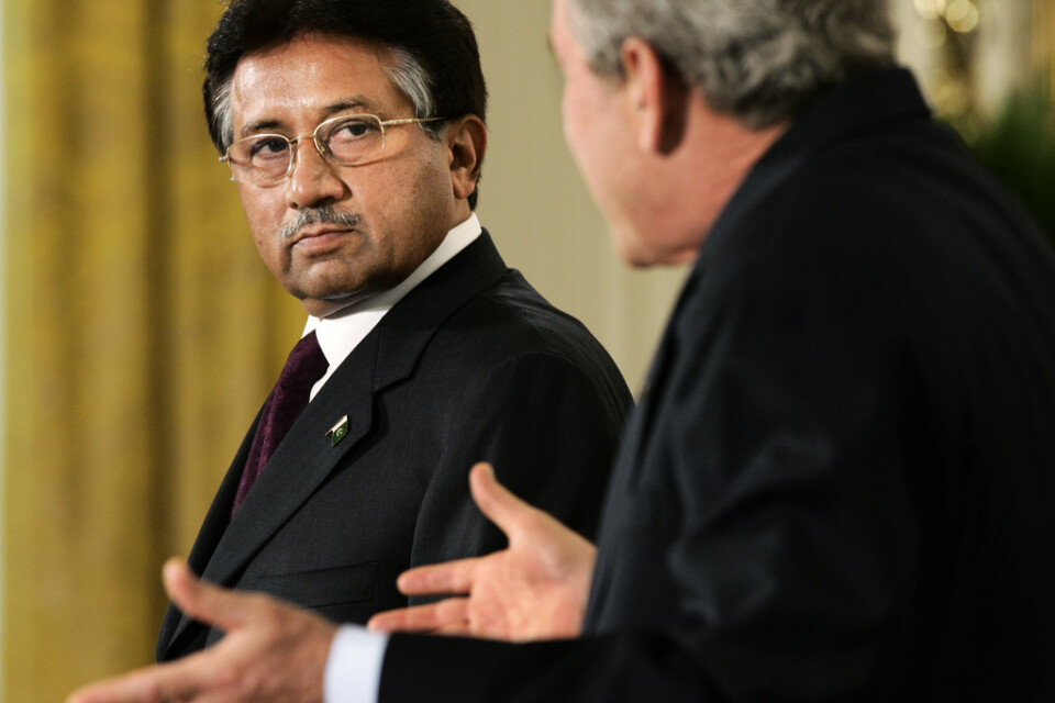 Pervez Musharraf, här tillsammans med USA:s dåvarande president George W Bush 2006.